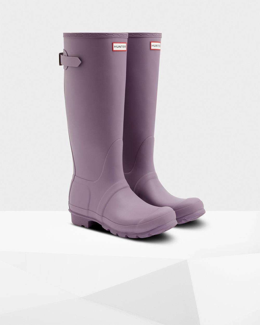 Women Hunter Original Back Adjustable | Tall Rain Boots Purple | NZ-64591-JQOM